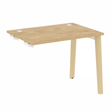 Onix Wood Стол-приставка OW.SPR-1.7 Тиквуд Светлый/Дуб Светлый/Металл Белый 980*720*750