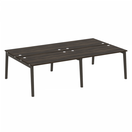 Onix Wood Рабочая станция OW.D.RS-4.3.8 Дуб Мали/Дуб Темный/Металл Антрацит 2760*1635*750