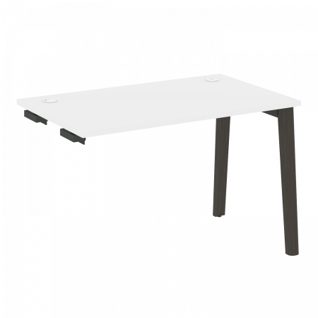 Onix Wood Стол-приставка OW.SPR-2.7 Белый Бриллиант/Дуб Темный/Металл Антрацит 1180*720*750