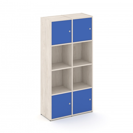 Locker plus Комплект №5 LK.K-005 Денвер Светлый/Синий 798*350*1593