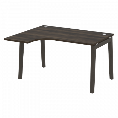 Onix Wood Стол эргономичный левый OW.SA-3 (L) Дуб Мали/Дуб Темный/Металл Антрацит 1380*1180*750 (800/460)