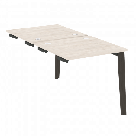 Onix Wood Стол-приставка двойной OW.D.SPR-0.8 Денвер Светлый/Дуб Темный/Металл Антрацит 780*1635*750