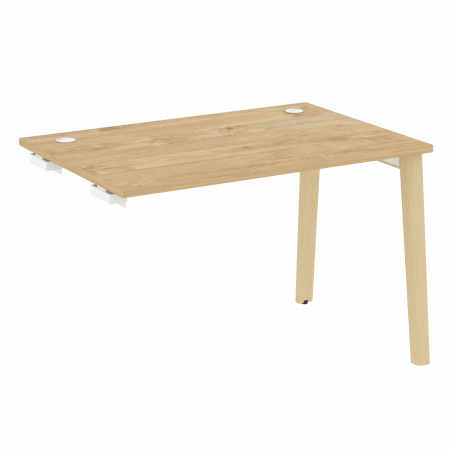 Onix Wood Стол-приставка OW.SPR-2.8 Тиквуд Светлый/Дуб Светлый/Металл Белый 1180*800*750
