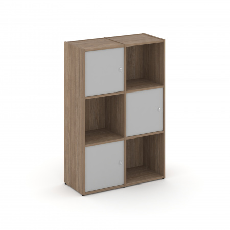 Locker plus Комплект №2 LK.K-002 Дуб Аризона/Серый 798*350*1203
