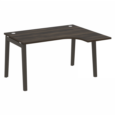 Onix Wood Стол эргономичный правый OW.SA-3 (R) Дуб Мали/Дуб Темный/Металл Антрацит 1380*1180*750 (800/460)
