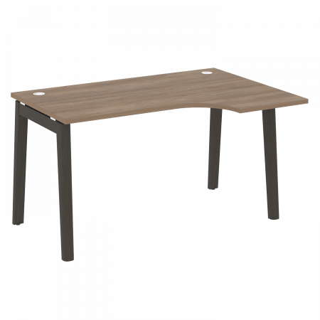 Onix Wood Стол эргономичный правый OW.SA-2 (R) Дуб Аризона/Дуб Темный/Металл Антрацит 1380*980*750 (720/460)