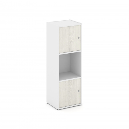 Locker plus Комплект №1 LK.K-001 Белый/Дуб Наварра 408*350*1203