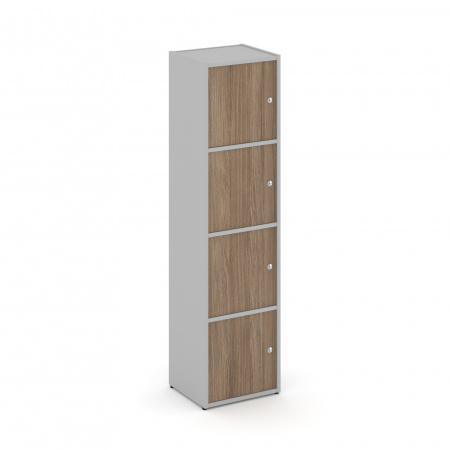 Locker plus Комплект №4 LK.K-004 Серый/Дуб Аризона 408*350*1593
