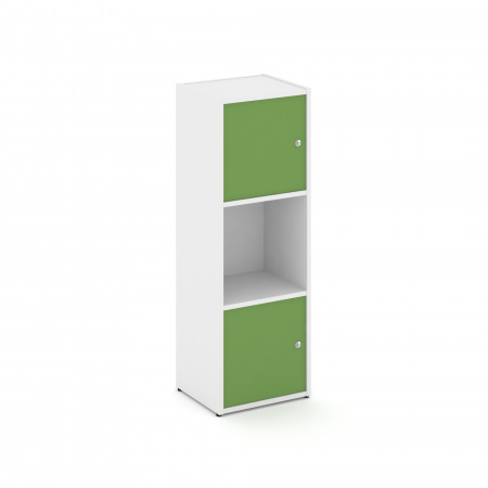 Locker plus Комплект №1 LK.K-001 Белый/Зеленый 408*350*1203