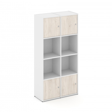 Locker plus Комплект №5 LK.K-005 Белый/Денвер Светлый 798*350*1593