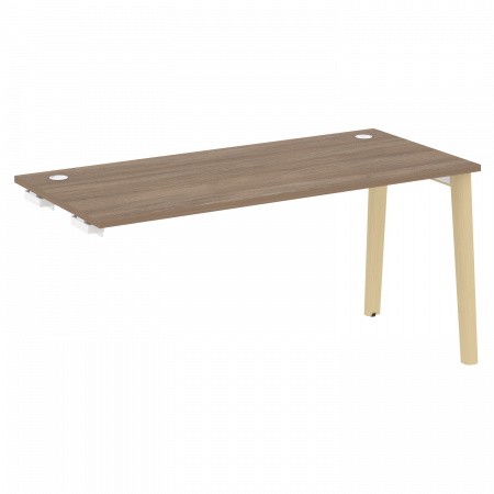 Onix Wood Стол-приставка OW.SPR-4.7 Дуб Аризона/Дуб Светлый/Металл Белый 1580*720*750