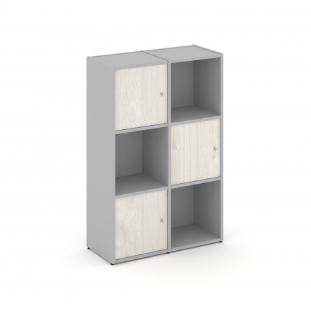 Locker plus Комплект №2 LK.K-002 Серый/Дуб Наварра 798*350*1203