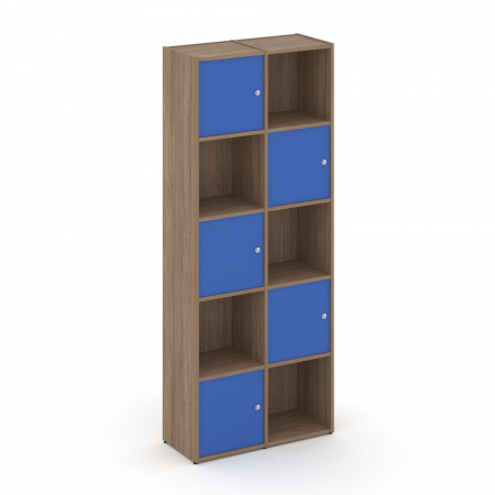 Locker plus Комплект №8 LK.K-008 Дуб Аризона/Синий 798*350*1983