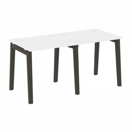 Onix Wood Рабочая станция OW.RS-2.0.7 Белый Бриллиант/Дуб Темный/Металл Антрацит 1560*720*750