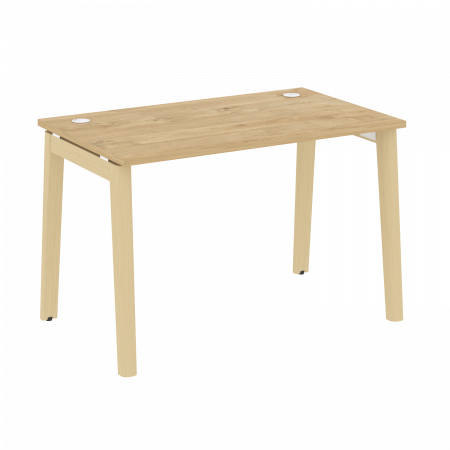 Onix Wood Стол письменный OW.SP-2.7 Тиквуд Светлый/Дуб Светлый/Металл Белый 1180*720*750