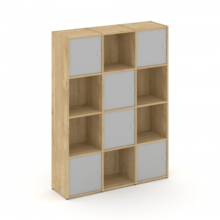 Locker plus Комплект №6 LK.K-006 Тиквуд Светлый/Серый 1188*350*1593