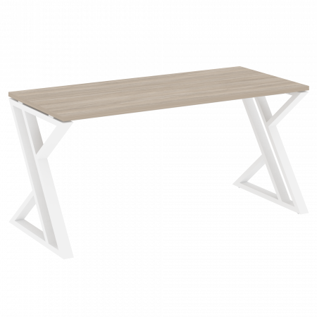 Loft Стол рабочий VR.L-SRZ-4.7 Дуб Аттик/Металл Белый 1580*720*750