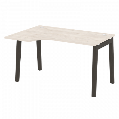 Onix Wood Стол эргономичный левый OW.SA-2 (L) Денвер Светлый/Дуб Темный/Металл Антрацит 1380*980*750 (720/460)