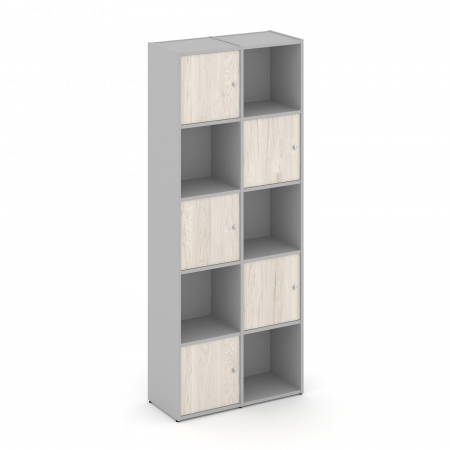 Locker plus Комплект №8 LK.K-008 Серый/Денвер Светлый 798*350*1983