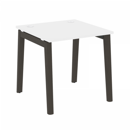 Onix Wood Стол письменный OW.SP-0.8 Белый Бриллиант/Дуб Темный/Металл Антрацит 780*800*750
