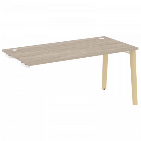 Onix Wood Стол-приставка OW.SPR-4.8 Дуб Аттик/Дуб Светлый/Металл Белый 1580*800*750