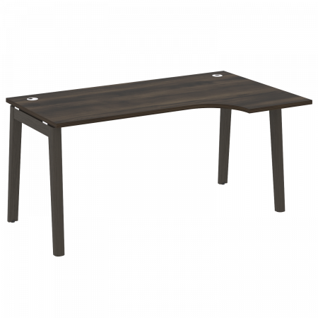 Onix Wood Стол эргономичный правый OW.SA-1 (R) Дуб Мали/Дуб Темный/Металл Антрацит 1580*980*750 (720/460)