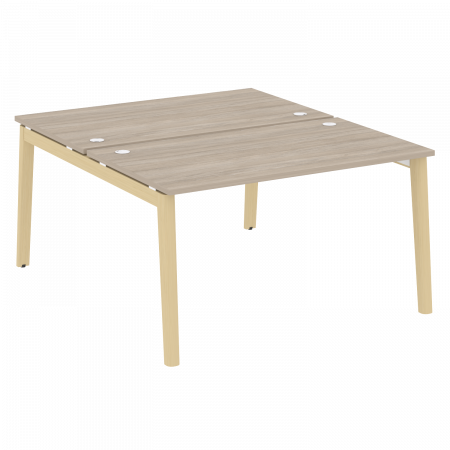 Onix Wood Рабочая станция OW.D.RS-2.3.8 Дуб Аттик/Дуб Светлый/Металл Белый 1380*1635*750