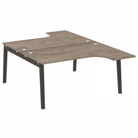 Onix Wood Рабочая станция OW.D.SA-4 Дуб Аттик/Дуб Темный/Металл Антрацит 1580*2395*750 (1635/460)