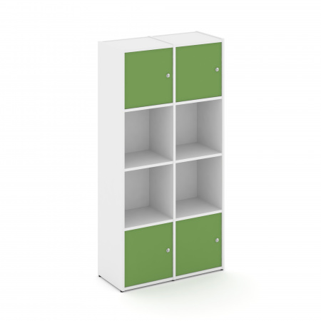 Locker plus Комплект №5 LK.K-005 Белый/Зеленый 798*350*1593