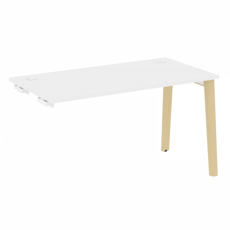 Onix Wood Стол-приставка OW.SPR-3.7 Белый Бриллиант/Дуб Светлый/Металл Белый 1380*720*750