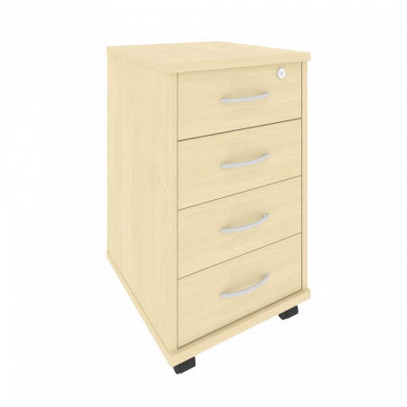 Riva Тумба подкатная с фолдингом А.ТМ-4F Клен 420*450*708