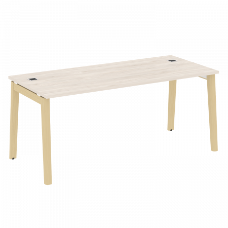 Onix Wood Direct Стол руководителя OW.SRR-5.8 Денвер Светлый/Дуб Светлый/Металл Белый 1780*800*750