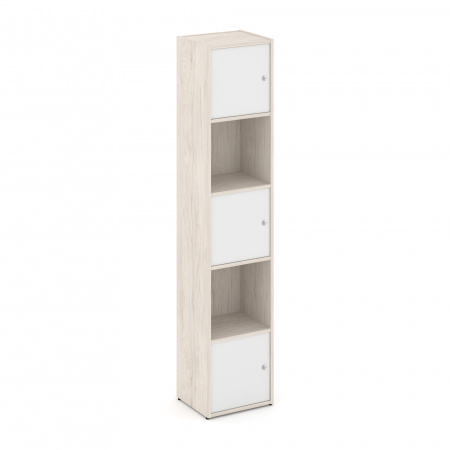 Locker plus Комплект №7 LK.K-007 Денвер Светлый/Белый 408*350*1983