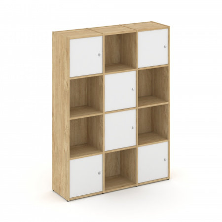 Locker plus Комплект №6 LK.K-006 Тиквуд Светлый/Белый 1188*350*1593