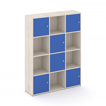 Locker plus Комплект №6 LK.K-006 Денвер Светлый/Синий 1188*350*1593