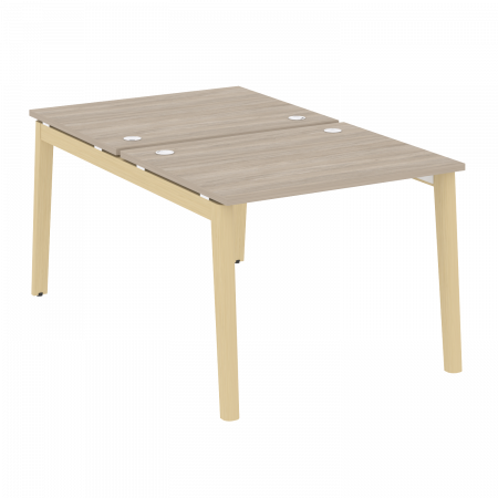 Onix Wood Рабочая станция OW.D.RS-2.1.8 Дуб Аттик/Дуб Светлый/Металл Белый 980*1635*750