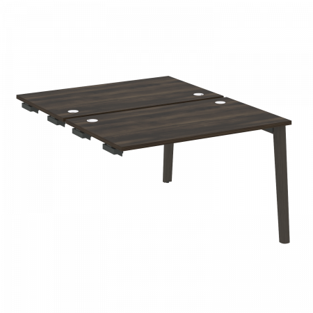 Onix Wood Стол-приставка двойной OW.D.SPR-2.7 Дуб Мали/Дуб Темный/Металл Антрацит 1180*1475*750