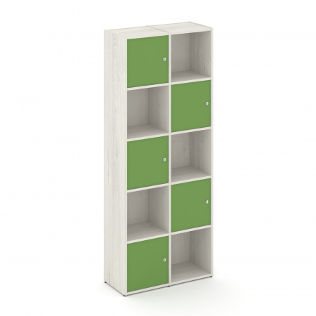 Locker plus Комплект №8 LK.K-008 Дуб Наварра/Зеленый 798*350*1983