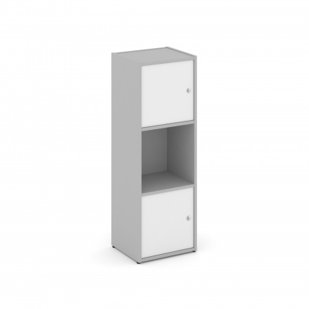 Locker plus Комплект №1 LK.K-001 Серый/Белый 408*350*1203