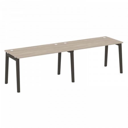 Onix Wood Рабочая станция OW.RS-2.3.7 Дуб Аттик/Дуб Темный/Металл Антрацит 2760*720*750