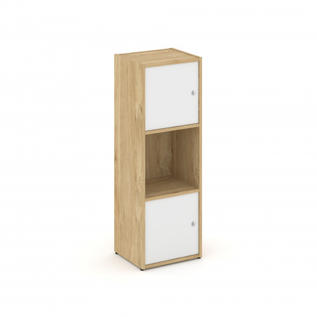 Locker plus Комплект №1 LK.K-001 Тиквуд Светлый/Белый 408*350*1203