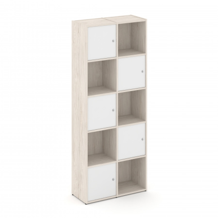 Locker plus Комплект №8 LK.K-008 Денвер Светлый/Белый 798*350*1983