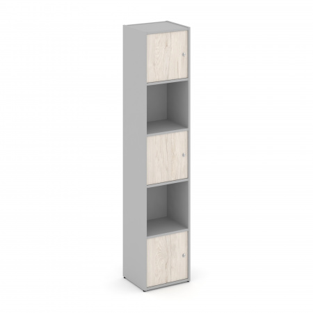 Locker plus Комплект №7 LK.K-007 Серый/Денвер Светлый 408*350*1983
