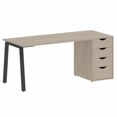 Home Office Стол письменный VR.SP-3-178.4.A Дуб Аттик/Металл Антрацит 1780*720*750
