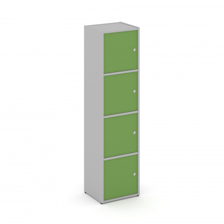Locker plus Комплект №4 LK.K-004 Серый/Зеленый 408*350*1593
