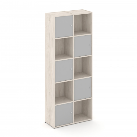 Locker plus Комплект №8 LK.K-008 Денвер Светлый/Серый 798*350*1983
