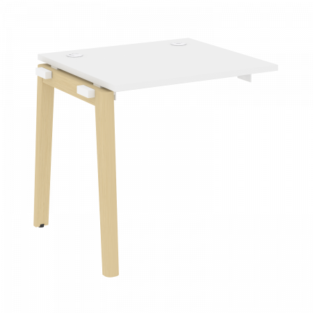 Onix Wood Наборный эл. раб. станции OW.1.NRS-0.7 Белый Бриллиант/Дуб Светлый/Металл Белый 780*720*750
