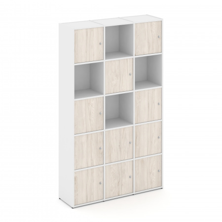 Locker plus Комплект №9 LK.K-009 Белый/Денвер Светлый 1188*350*1983
