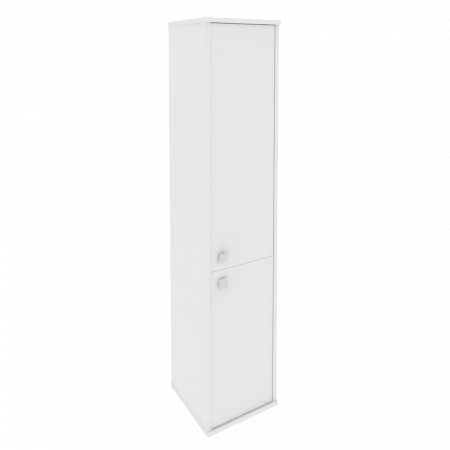 Style Шкаф высокий узкий правый Л.СУ-1.3 (R) Белый 412*410*1980