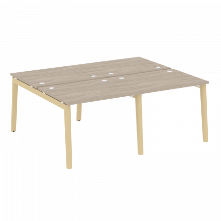 Onix Wood Рабочая станция OW.D.RS-4.1.8 Дуб Аттик/Дуб Светлый/Металл Белый 1960*1635*750
